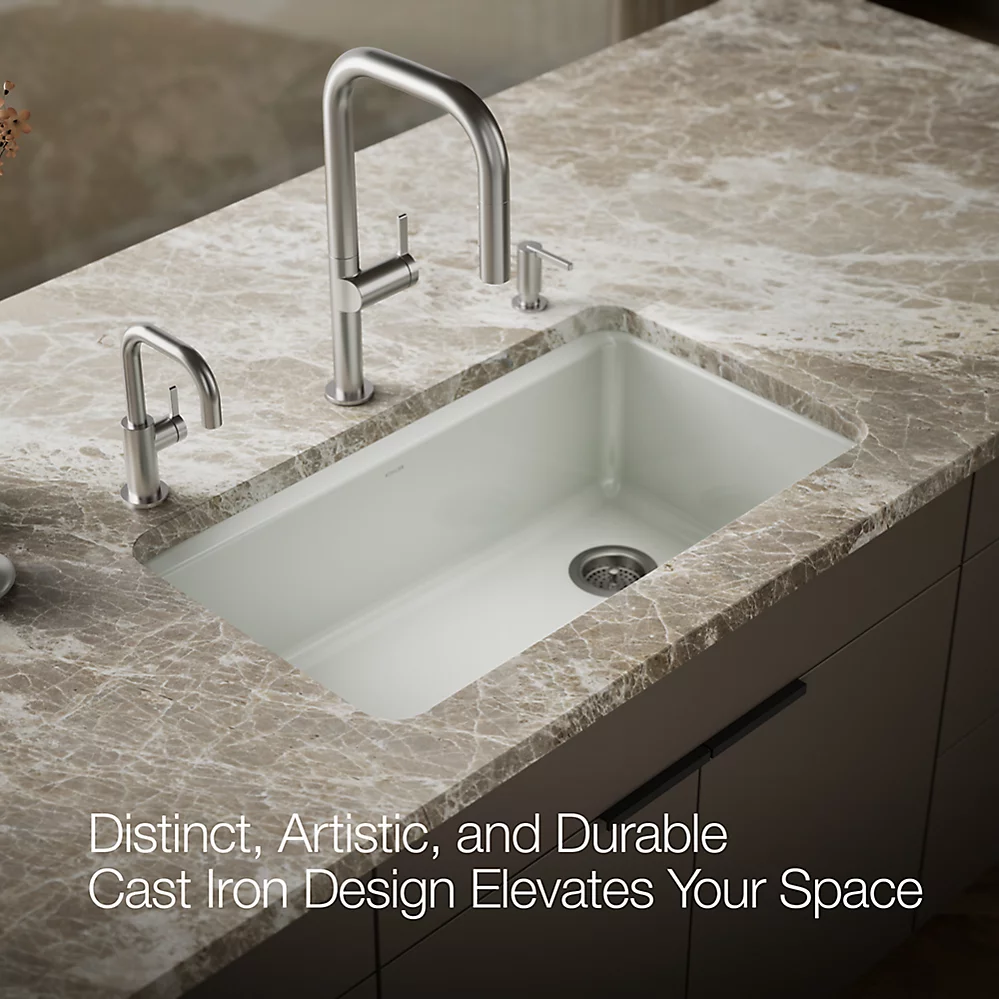 Kohler 5871-5UA1-FF Riverby Sink Single Uc 5U-Hole