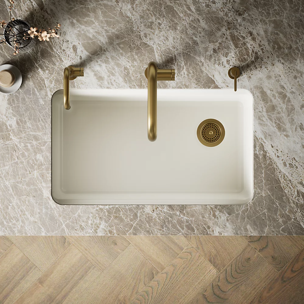 Kohler 5871-5UA3-96 Riverby Sink, Single, Uc, 5U-Hole