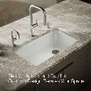 Kohler 5871-5UA3-FF Riverby Sink, Single, Uc, 5U-Hole