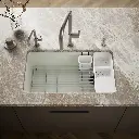 Kohler 5871-5UA3-NY Riverby Sink, Single, Uc, 5U-Hole