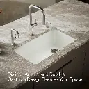 Kohler 5871-5UA3-NY Riverby Sink, Single, Uc, 5U-Hole