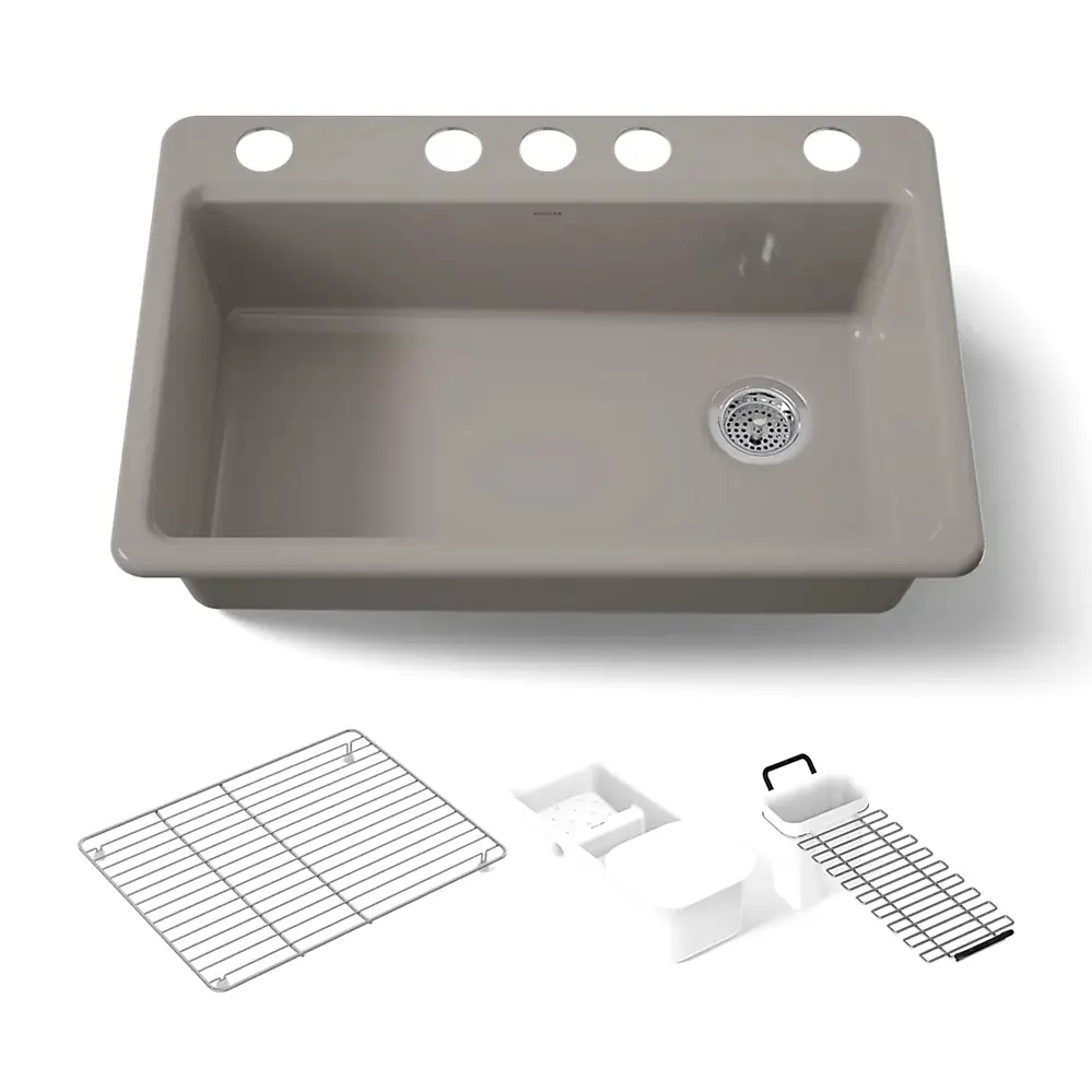 Kohler 5871-5UA3-TRF Riverby Sink Single Uc 5U-Hole