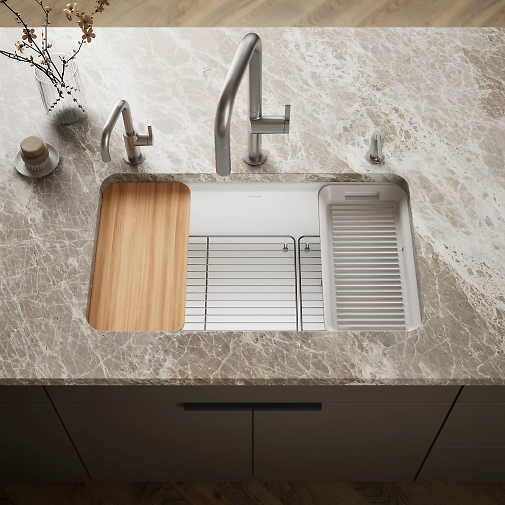 Kohler 5871-5UPC-0 Riverby Sink Single Uc 5U-Hole