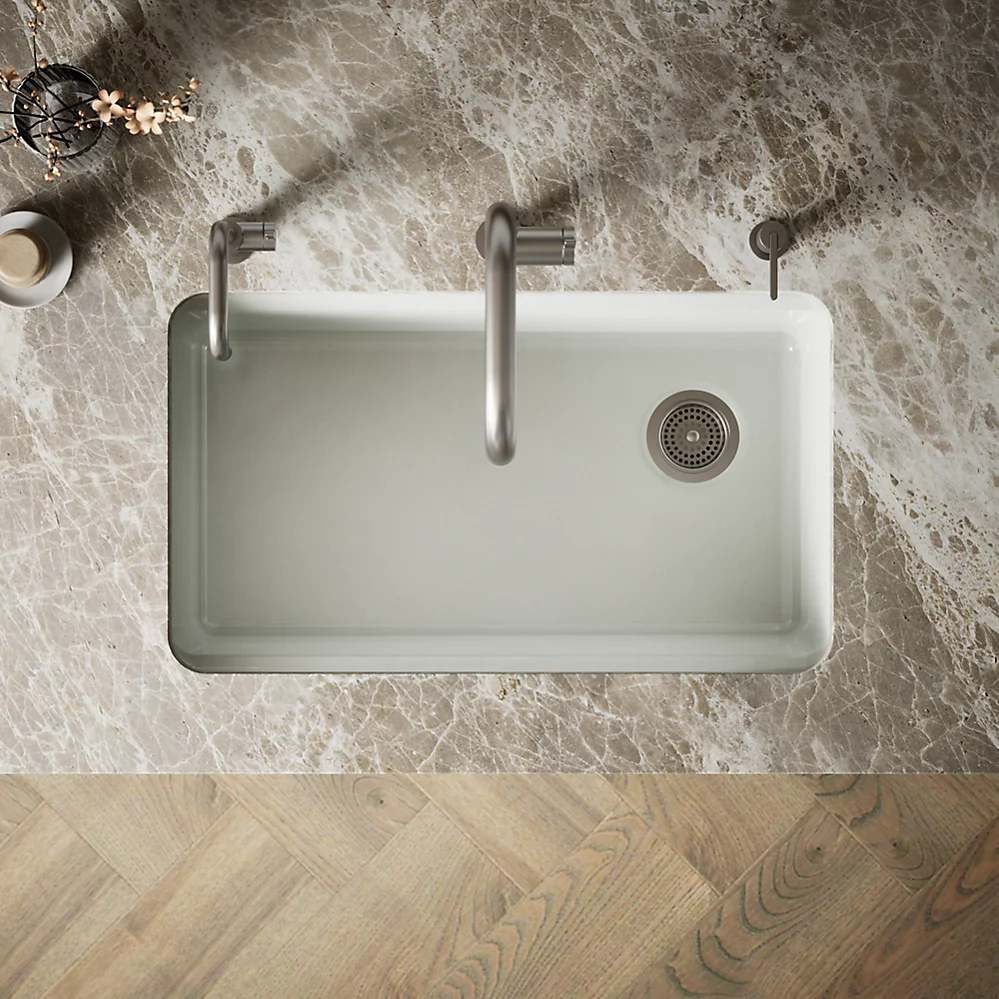Kohler 5871-5UPC-FF Riverby Sink Single Uc 5U-Hole
