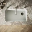 Kohler 5871-5UPC-FF Riverby Sink Single Uc 5U-Hole