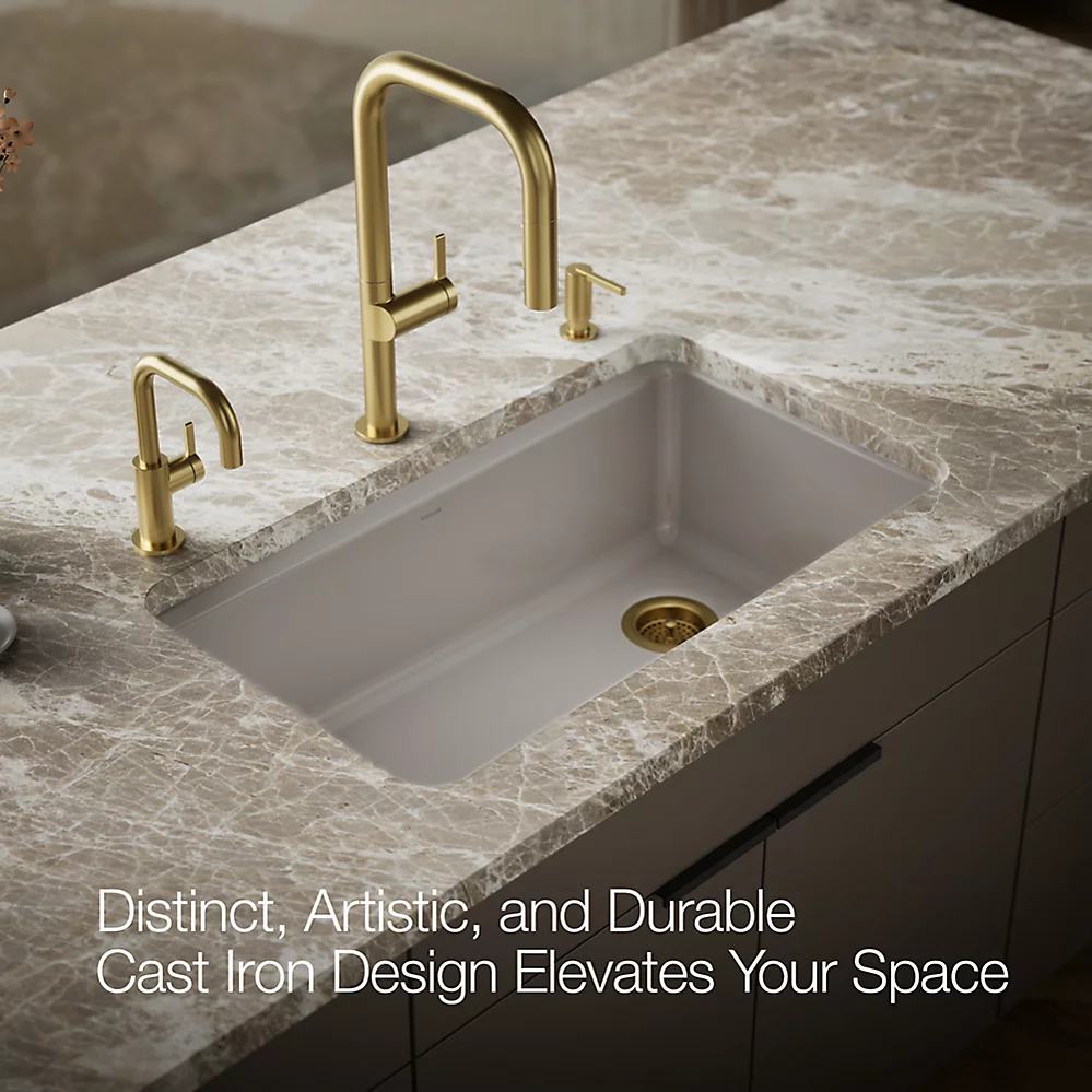 Kohler 5871-5UPC-TRF Riverby Sink Single Uc 5U-Hole