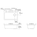 Kohler 5871-5UPC-TRF Riverby Sink Single Uc 5U-Hole