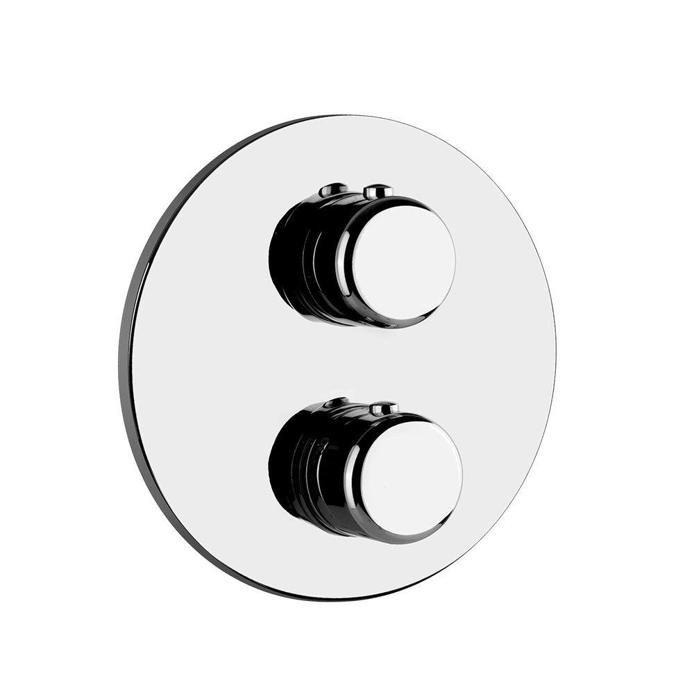 Gessi 33842 Goccia Thermostatic With Single Volume Control Trim Chrome 1
