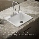 Kohler 5872-4A1-0 Riverby Sink, Single, Sr, 4-Hole