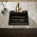 Kohler 5872-4A1-7 Riverby Sink, Single, Sr, 4-Hole