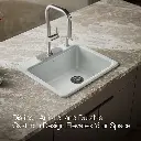 Kohler 5872-4A1-95 Riverby Sink, Single, Sr, 4-Hole