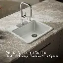 Kohler 5872-4A1-FF Riverby Sink, Single, Sr, 4-Hole
