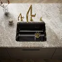 Kohler 5872-5UA1-7 Riverby Sink, Single, Uc, 5U-Hole