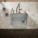 Kohler 5872-5UA1-95 Riverby Sink, Single, Uc, 5U-Hole