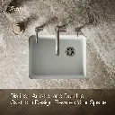 Kohler 5872-5UA1-95 Riverby Sink, Single, Uc, 5U-Hole