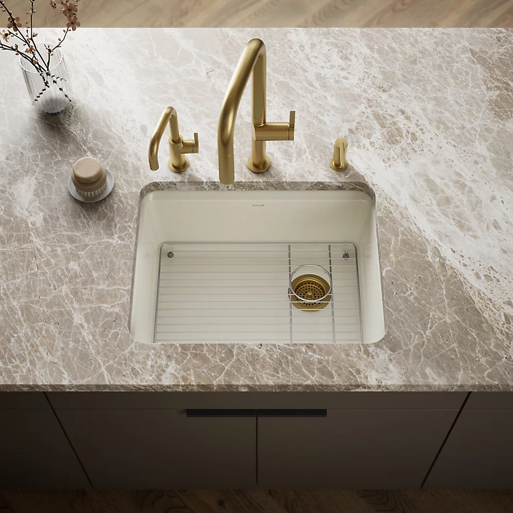 Kohler 5872-5UA1-96 Riverby Sink, Single, Uc, 5U-Hole