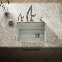 Kohler 5872-5UA1-FF Riverby Sink, Single, Uc, 5U-Hole