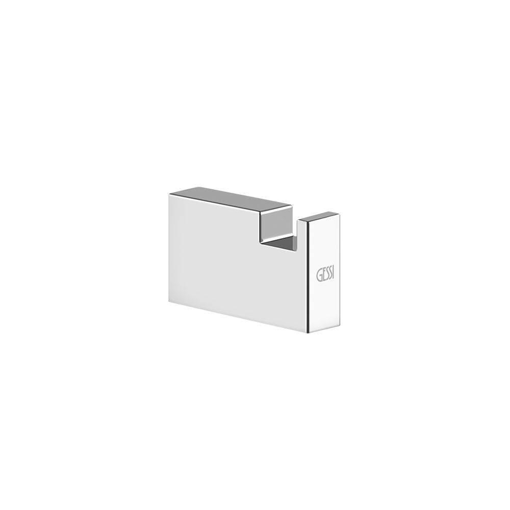 Gessi 20921 Rettangolo Wall Mounted Garment Hook Chrome 1