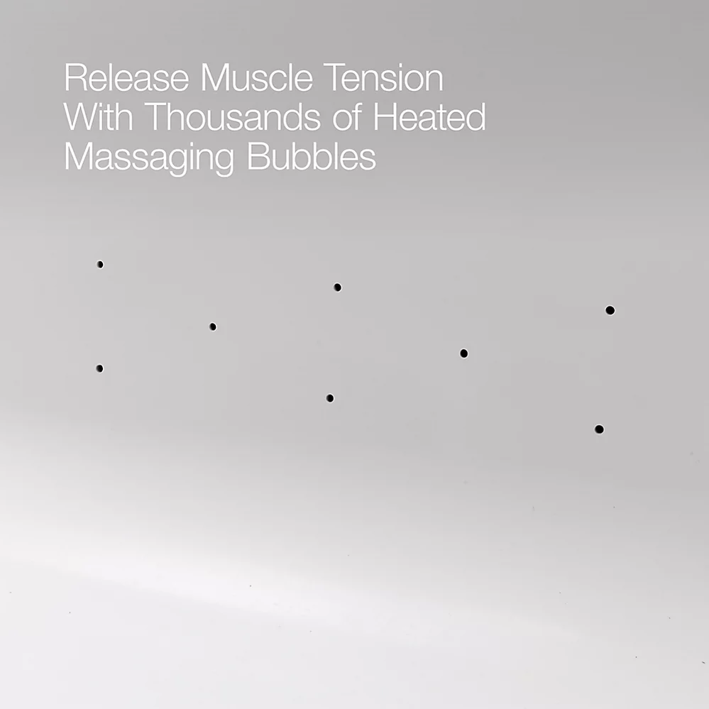 Kohler 1849-GH-96 Underscore 60" x 36" Drop-in Heated Bubble Massage Air Bath Biscuit
