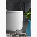Kohler 1966-GH-0 Sunstruck 65-1/2" x 35-1/2" Freestanding Heated Bubble Massage Air Bath White