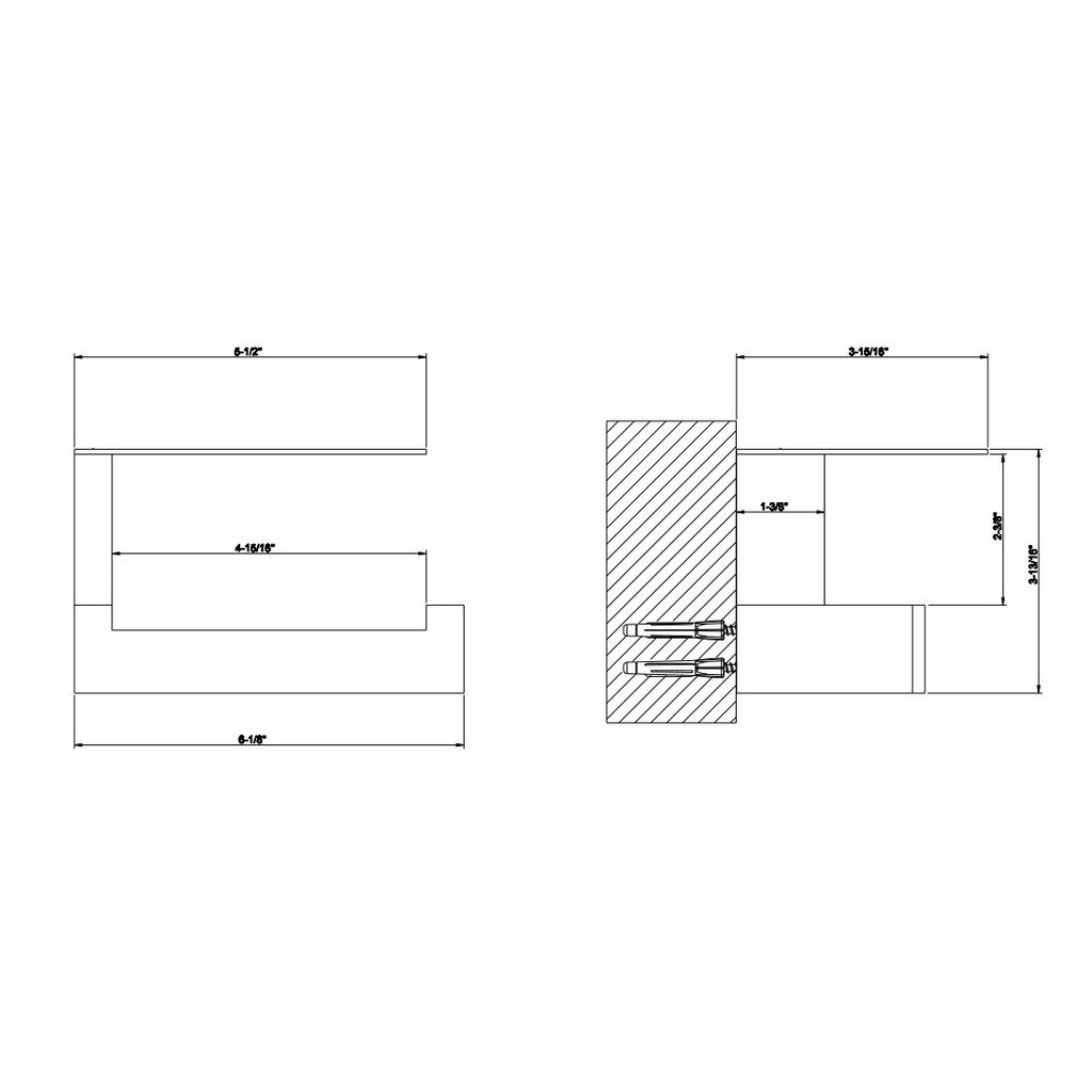 Gessi 20849 Rettangolo Wall Mounted Tissue Holder With Cover Chrome 2