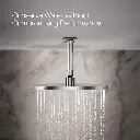 Kohler 13690-CP Contemporary Round 12 Rainhead With Katalyst Air-Induction Spray 2.5 GPM 