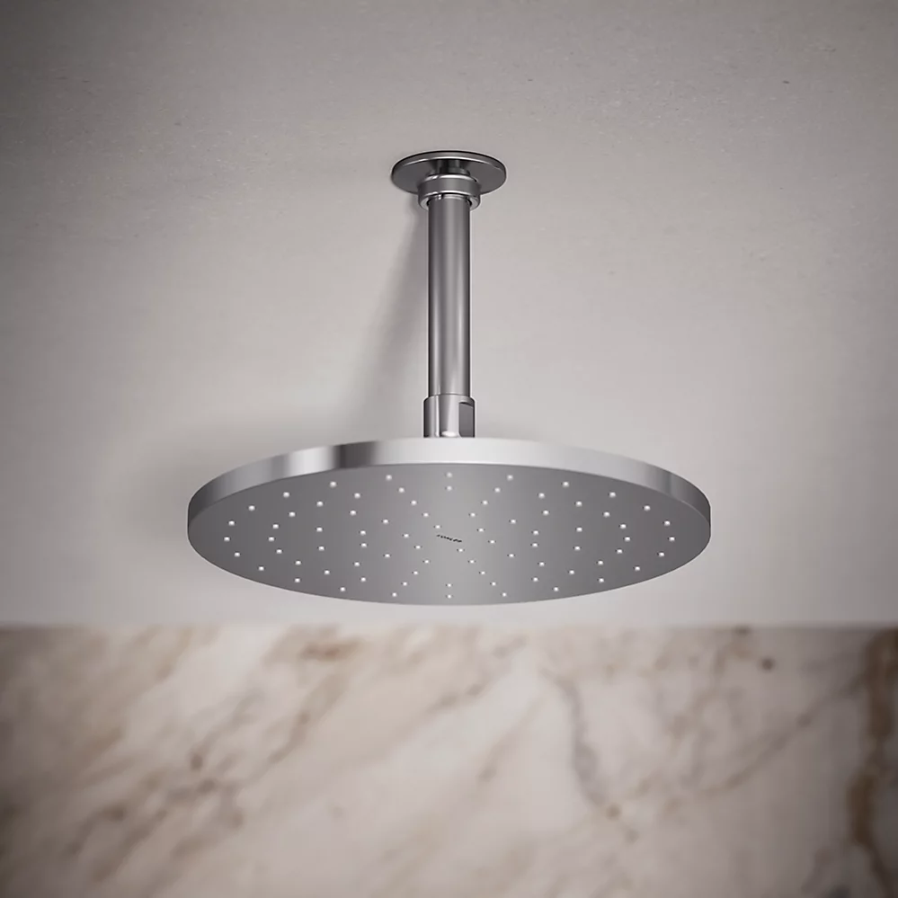 Kohler 13689-CP Contemporary Round 10 Rainhead With Katalyst Air-Induction Spray 2.5 GPM 
