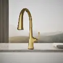 Kohler 22062-2MB Graze Pull Down Kitchen Sink Faucet Vibrant Brushed Modern Brass