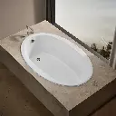 Kohler 6346-0 Sunward 66X42 Oval Bath, Drop-In