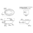 Kohler 6346-0 Sunward 66X42 Oval Bath, Drop-In