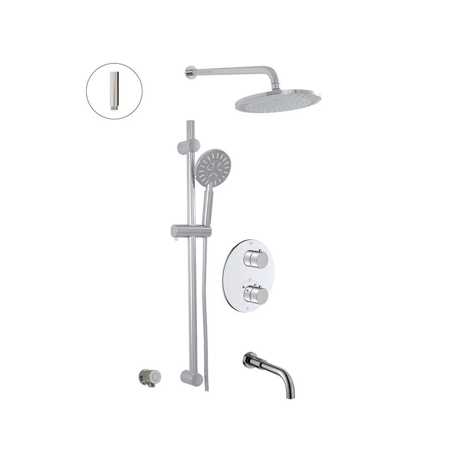 ALT 91483 Thermostatic Shower System 3 Functions Chrome 1