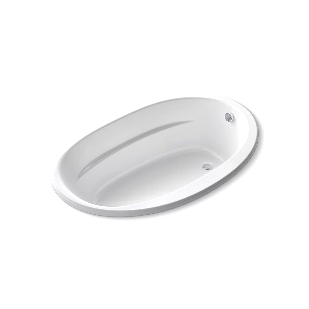 Kohler 6347-GH-0 Sunward Heated Bubblemassage Bath, 66