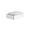 Gessi 20801 Rettangolo Wall Mounted Soap Dish White Neolyte 1
