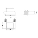 Gessi 20801 Rettangolo Wall Mounted Soap Dish White Neolyte 2