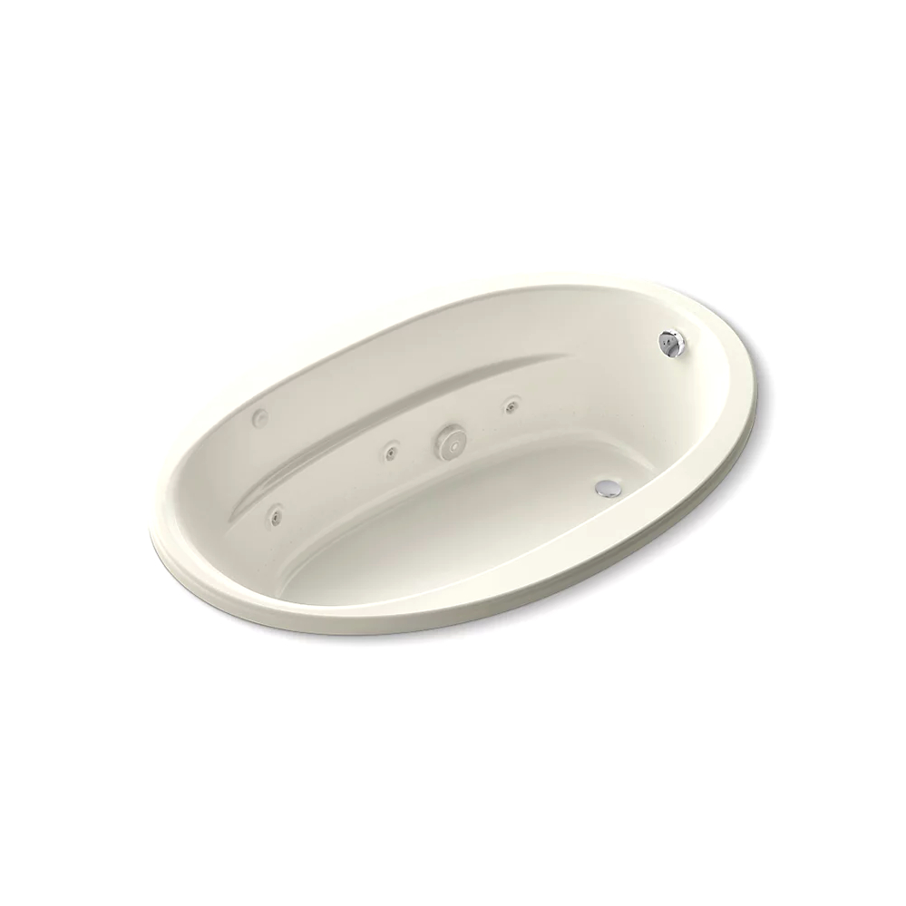 Kohler 6347-W1-96 Sunward 66X42 Oval Flexjet W/P W/Bask