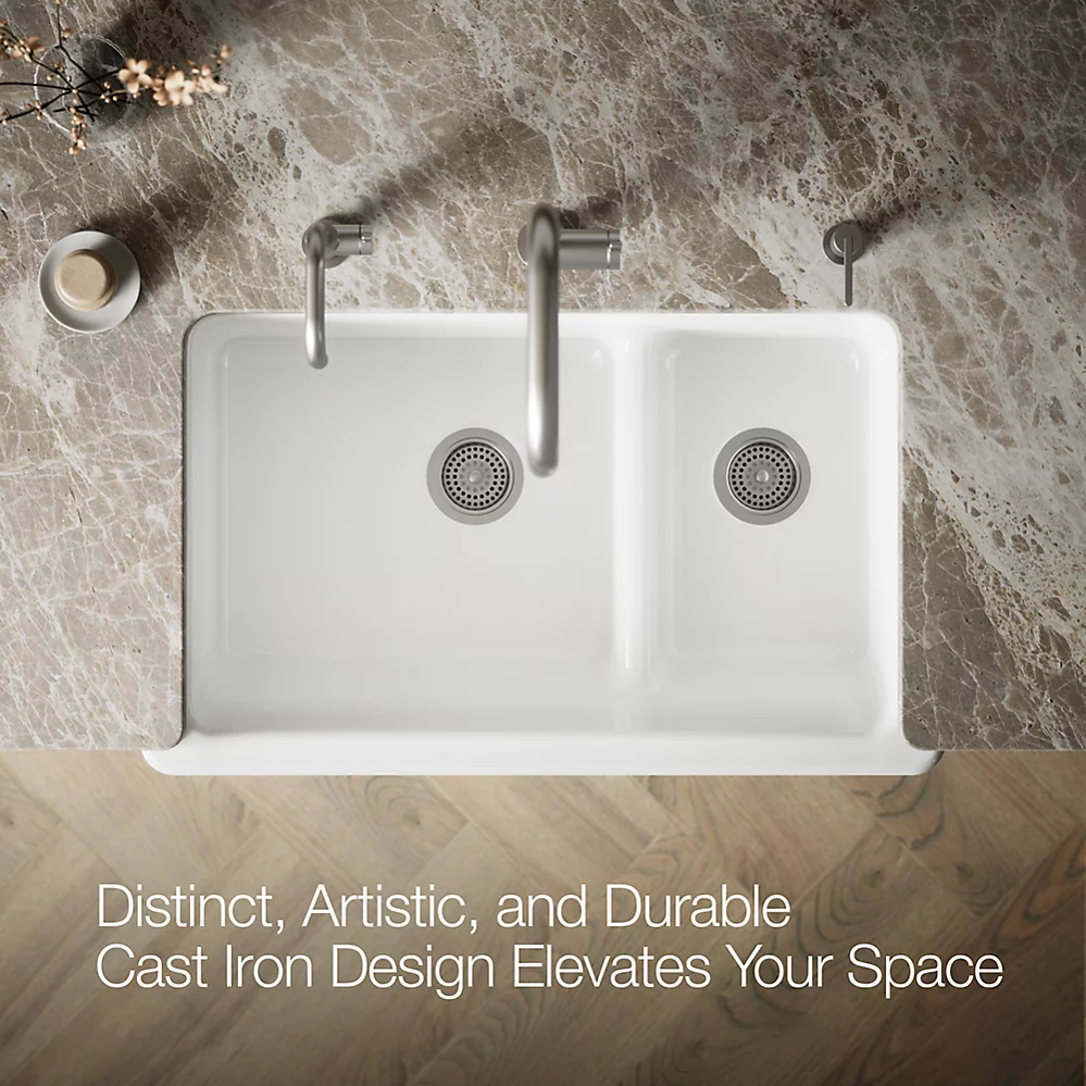 Kohler 6349-0 Whitehaven Hayridge Uc 36 Sd 9 Sink