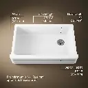 Kohler 6351-0 Whitehaven Hayridge Uc 36 X9 Sink