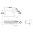 Kohler 6351-0 Whitehaven Hayridge Uc 36 X9 Sink