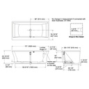 Kohler 6367-W1-0 Stargaze Fs 72 Bath W/Fluted Apron