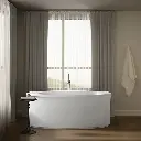 Kohler 6368-0 Sunstruck Fs 66 Bath W/Straight Apron