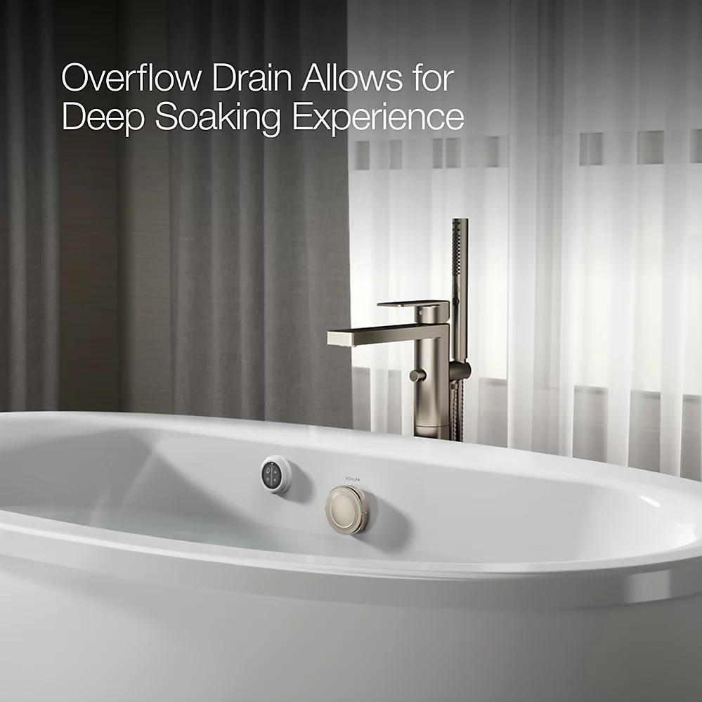 Kohler 6368-W1-0 Sunstruck Fs Bask Bath W/Strght Apron