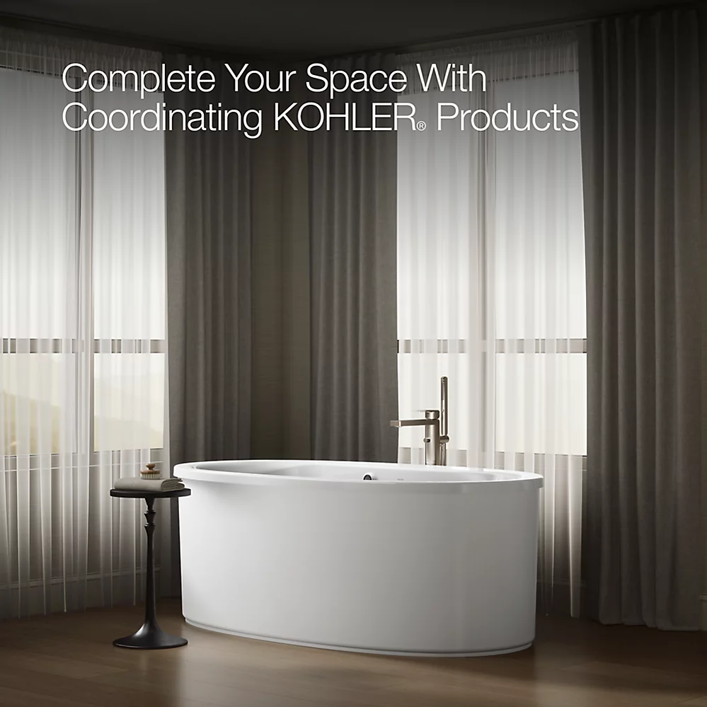 Kohler 6368-W1-0 Sunstruck Fs Bask Bath W/Strght Apron