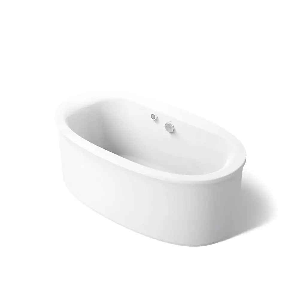 Kohler 6368-W1-0 Sunstruck Fs Bask Bath W/Strght Apron