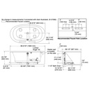 Kohler 6368-W1-0 Sunstruck Fs Bask Bath W/Strght Apron