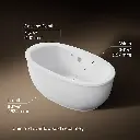 Kohler 6369-W1-0 Sunstruck Fs Bask Bath W/Fluted Apron