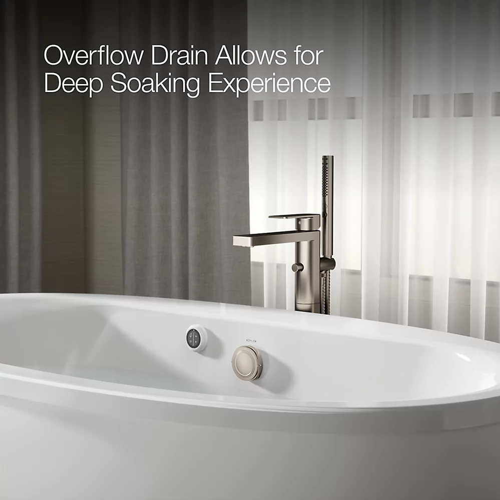 Kohler 6369-W1-0 Sunstruck Fs Bask Bath W/Fluted Apron