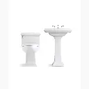 Kohler 6424-0 Memoirs Classic Ch-1Pc 1.28 Eb Toilet