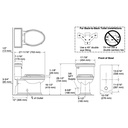 Kohler 6424-0 Memoirs Classic Ch-1Pc 1.28 Eb Toilet
