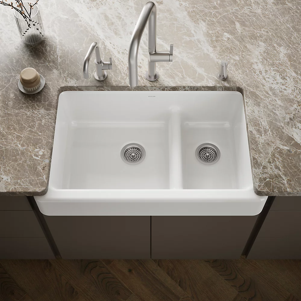 Kohler 6426-0 Whitehaven Uc, 36 Sd, Short Apron Sink