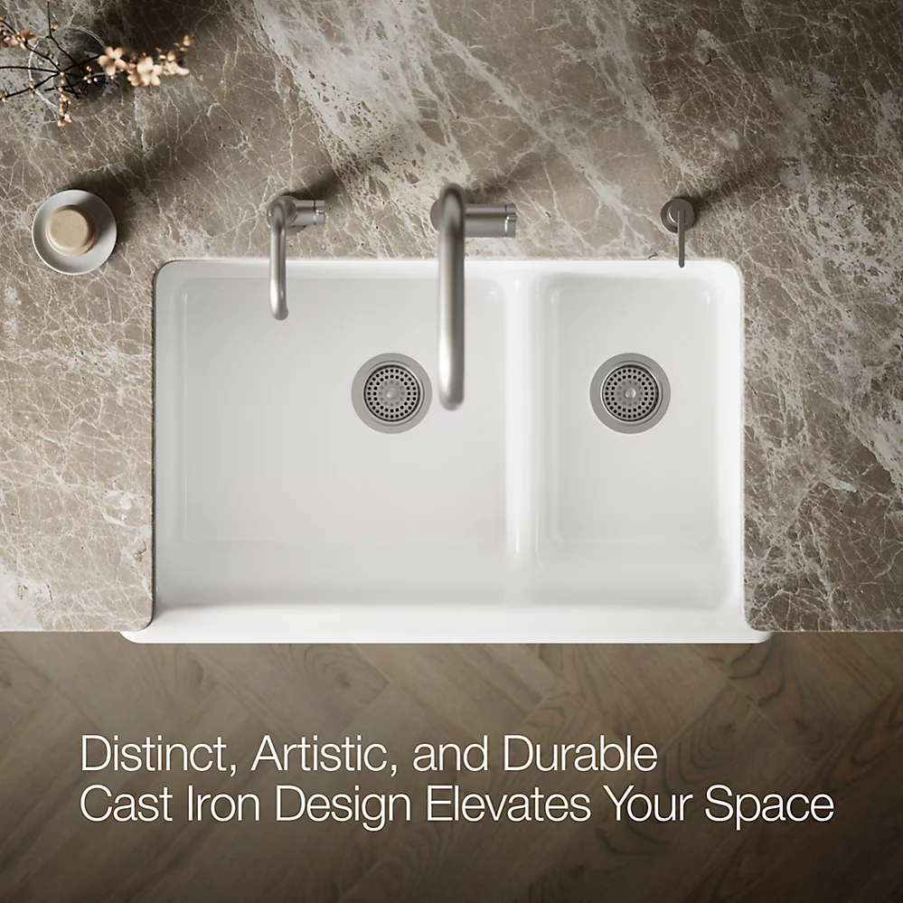 Kohler 6426-0 Whitehaven Uc, 36 Sd, Short Apron Sink